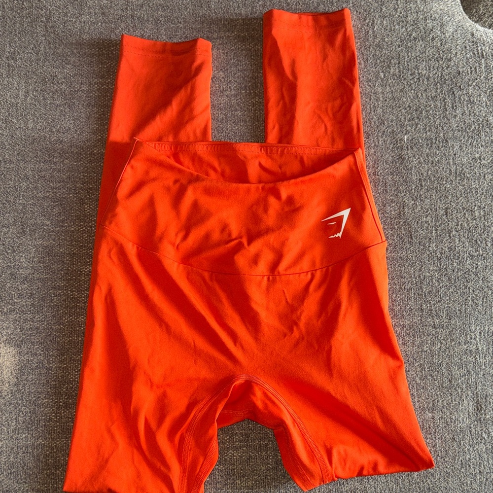Gymshark womens Bright Orange  Leggings